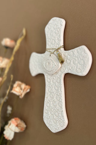 Grande croix avec son talisman Oeil protecteur
