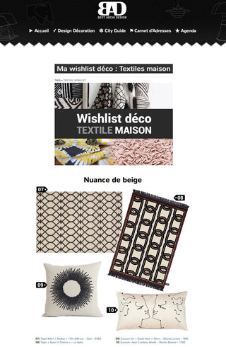 Insertion Coussin Soleil Noir BEST ARCHI DESIGN