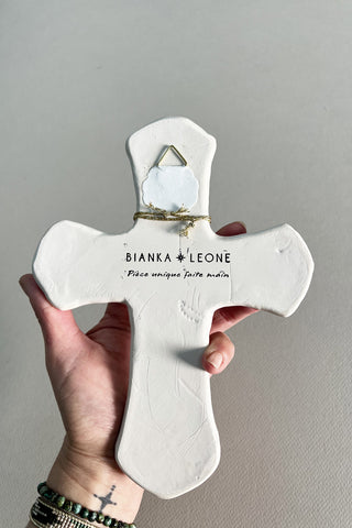 Grande croix avec talisman oeil protecteur