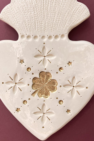 Ex-voto au trèfle d'or