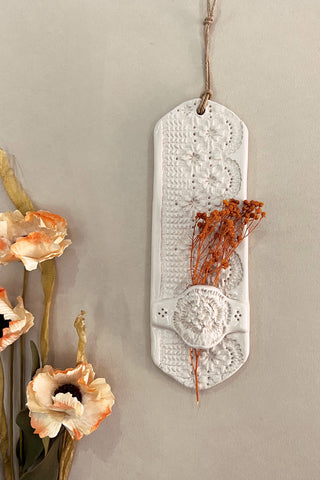 Porte-fleurs à dentelle
