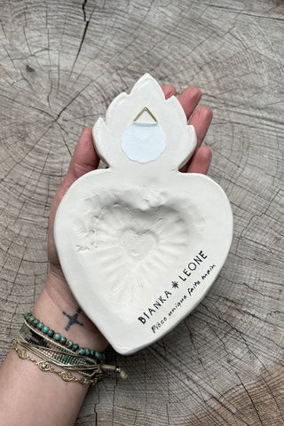 Ex-voto au coeur fleuri
