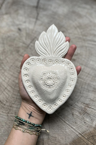 Ex-voto au coeur fleuri