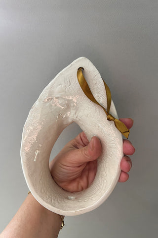 Porte-fleur goutte de dentelle